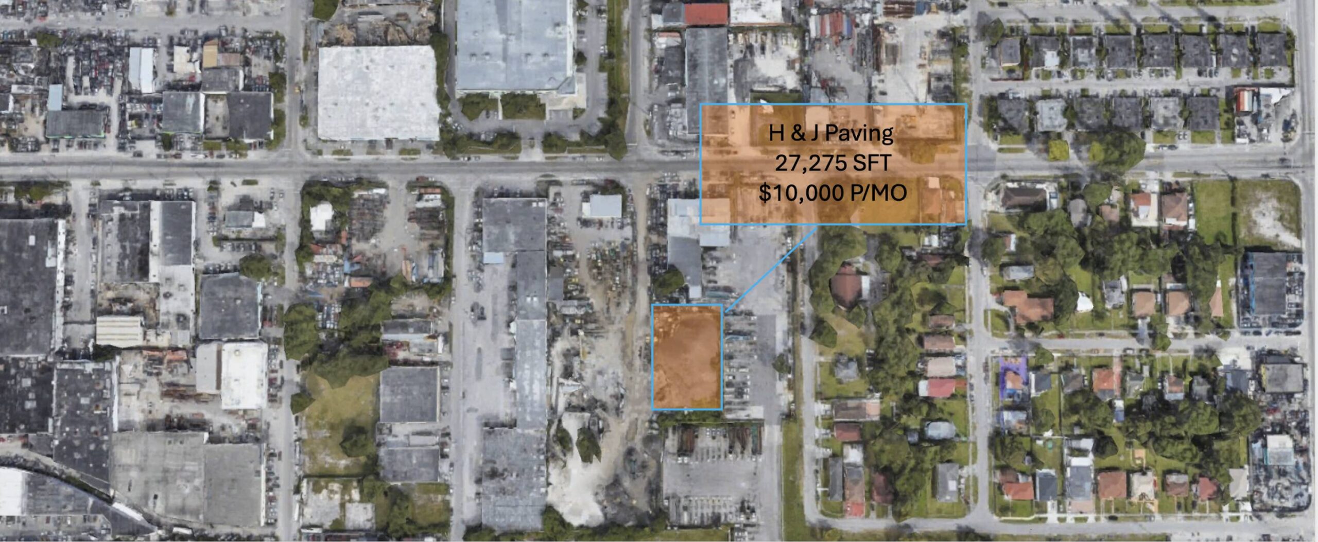 For Lease: Industrial Lot Opportunity In H&J Paving